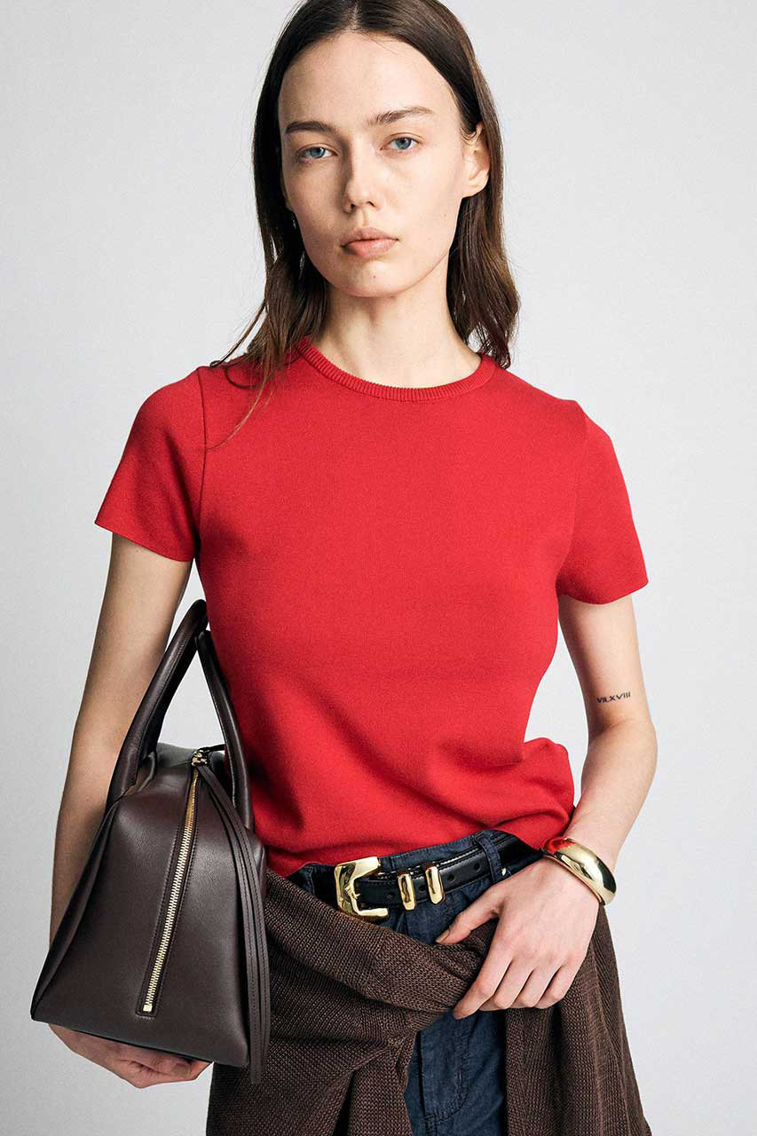 ブリル/BRILLの【予約販売】SUVINコットンプルオーバー(レッド/675028)