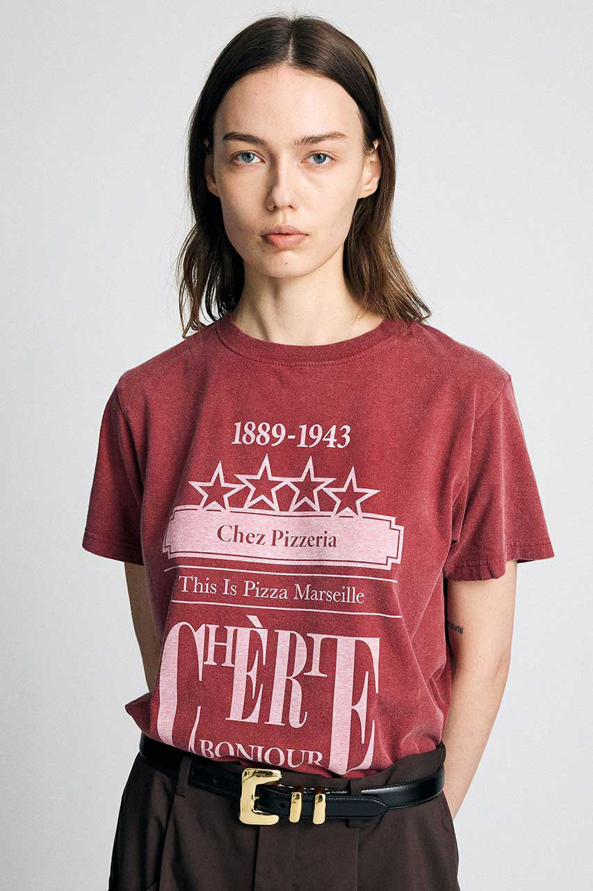 ブリル/BRILLの【予約販売】Pizzeria Tシャツ(ボルドー/681215)