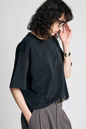 ブリル/BRILLの【予約販売】バックサテンTシャツ(110100/110102)