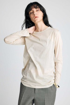 ブリル/BRILLの【予約販売】CoジャージーロングTシャツ(110100/110103)