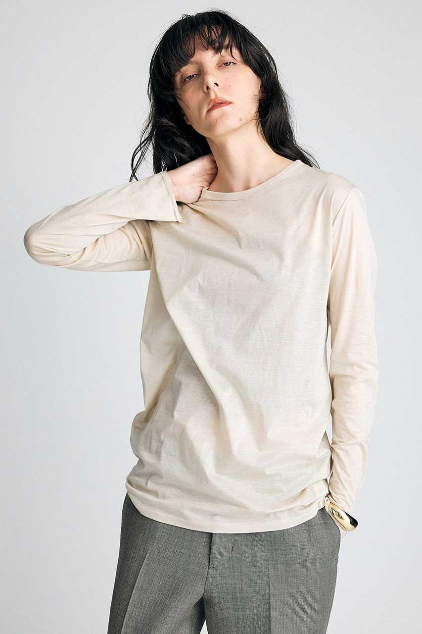 ブリル/BRILLの【予約販売】CoジャージーロングTシャツ(ベージュ/1055472)