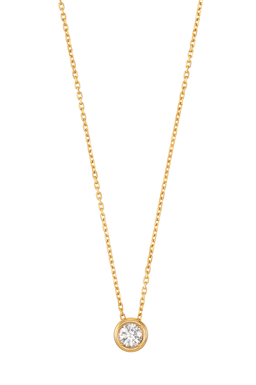 プラス ヴァンドーム/PLUS VENDOMEの【TSUKUTTE】【ELLE SHOP限定】LAB モアッサナイト ネックレス(ゴールド/PS6N244170SM)