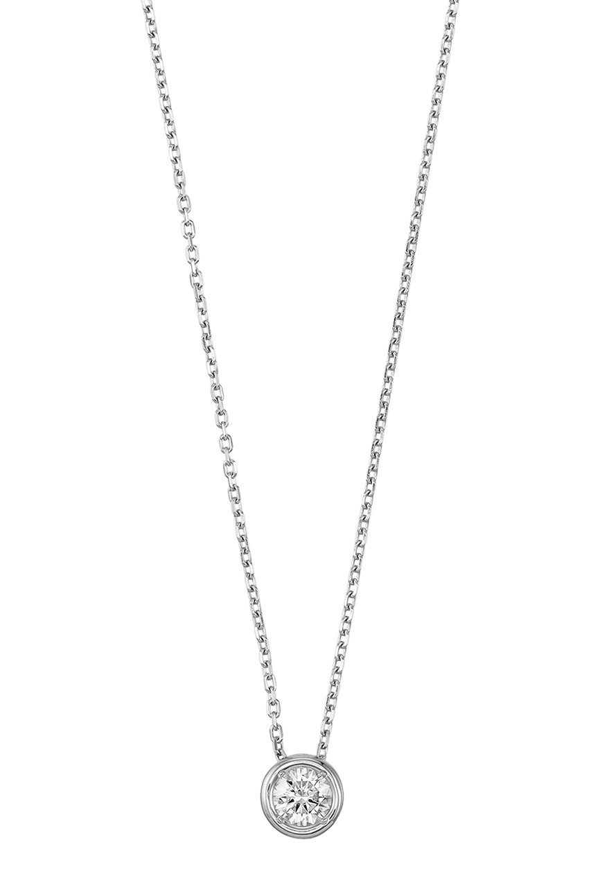 プラス ヴァンドーム/PLUS VENDOMEの【TSUKUTTE】【ELLE SHOP限定】LAB モアッサナイト ネックレス(シルバー/PS6N244170SM)