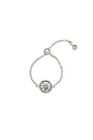 プラス ヴァンドーム/PLUS VENDOMEの【TSUKUTTE】【ELLE SHOP限定】LAB モアッサナイト チェーンリング