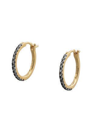 プラス ヴァンドーム/PLUS VENDOMEのFINELINETATOO 02 ジルコニア フープピアス(150100/150101)