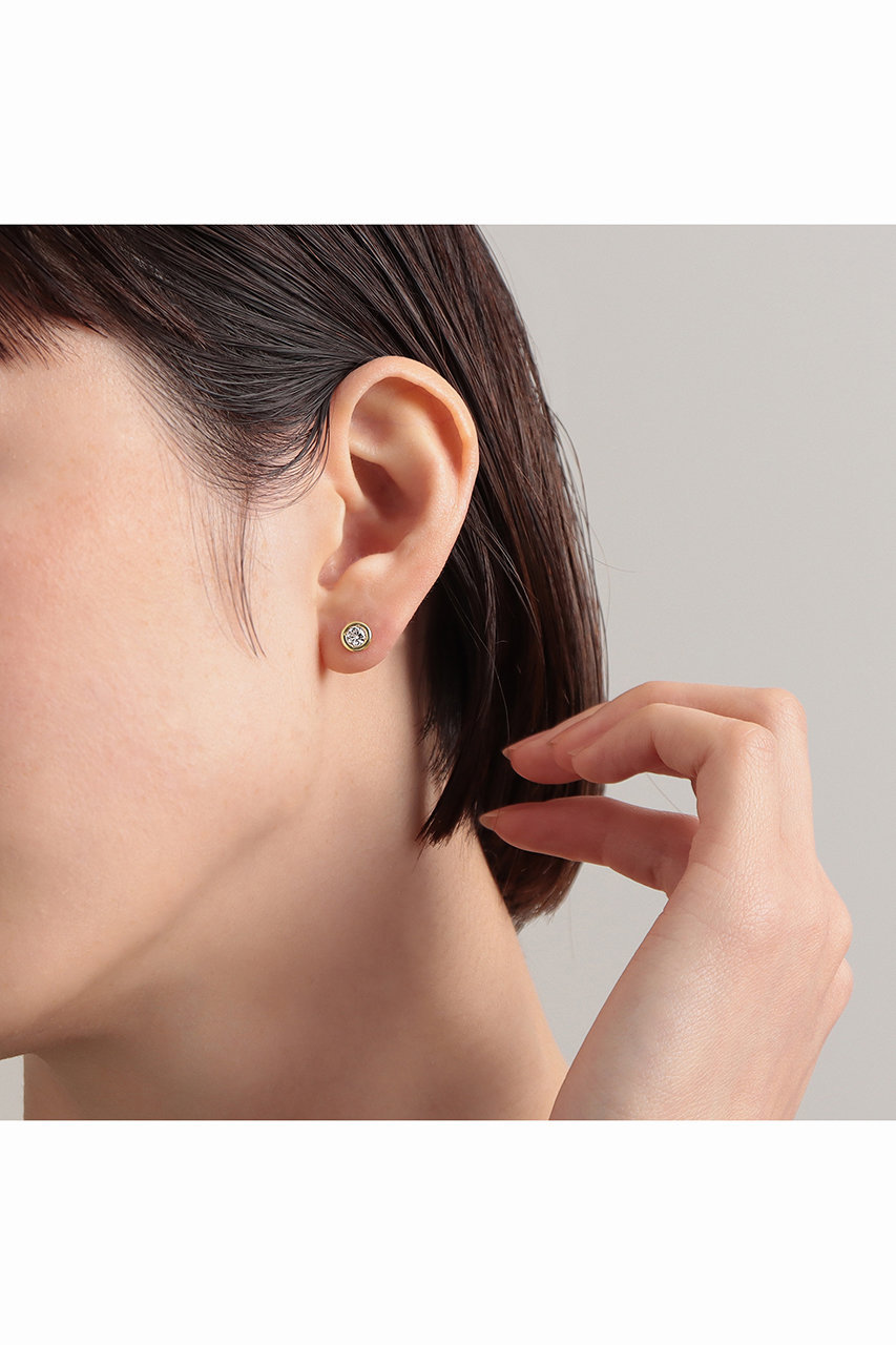 PLUS VENDOME(プラス ヴァンドーム)｜LAB K10 モアッサナイト ピアス
