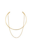 チェーン＆チョーカー レイヤード ネックレス