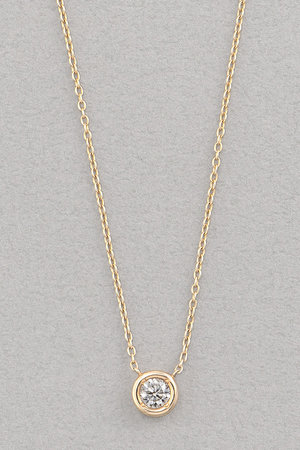 プラス ヴァンドーム/PLUS VENDOMEのLAB K10 モアッサナイト ネックレス