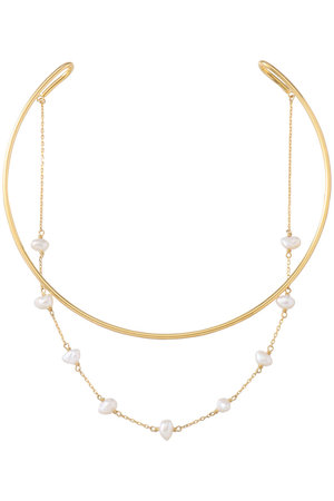 【ELLE SHOP限定】PEARL レイヤードネックレス