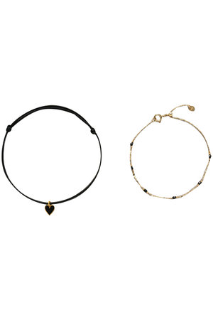 プラス ヴァンドーム/PLUS VENDOMEの【PLUSV×YUKI collaboration】ハートブレスレット セット(150300/150302)