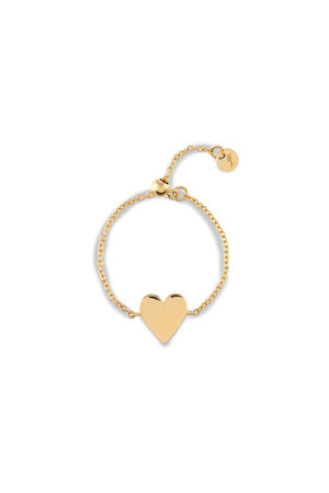 プラス ヴァンドーム/PLUS VENDOMEのK18 BIG LOVE MICROTATTOO リング(150400/150401)