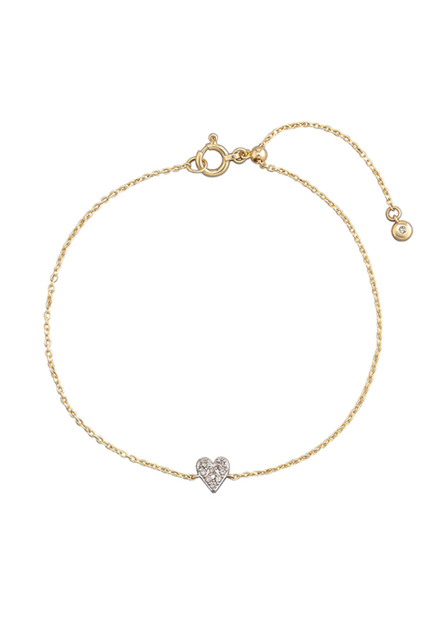 プラス ヴァンドーム/PLUS VENDOMEのLOVE MICROTATTOO K10ブラウンダイヤモンド ブレスレット(ゴールド/PT2B2306LSBB)