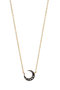 MOON so black MICROTATTOO K10 ブラックダイヤモンド ネックレス プラス ヴァンドーム/PLUS VENDOME ゴールド