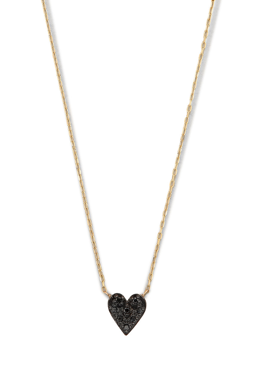 プラス ヴァンドーム/PLUS VENDOMEのMICROTATTOO K10 ブラックダイヤモンド ネックレス BIG LOVE so black(ゴールド/PT3N250045DZ)