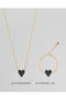 MICROTATTOO K10 ブラックダイヤモンド ネックレス BIG LOVE so black プラス ヴァンドーム/PLUS VENDOME