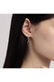 【ELLE SHOP限定】モノトーン キュービックジルコニアピアス プラス ヴァンドーム/PLUS VENDOME