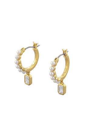 プラス ヴァンドーム/PLUS VENDOMEの【ELLE SHOP限定】パール×キュービックジルコニアピアス(150100/150101)