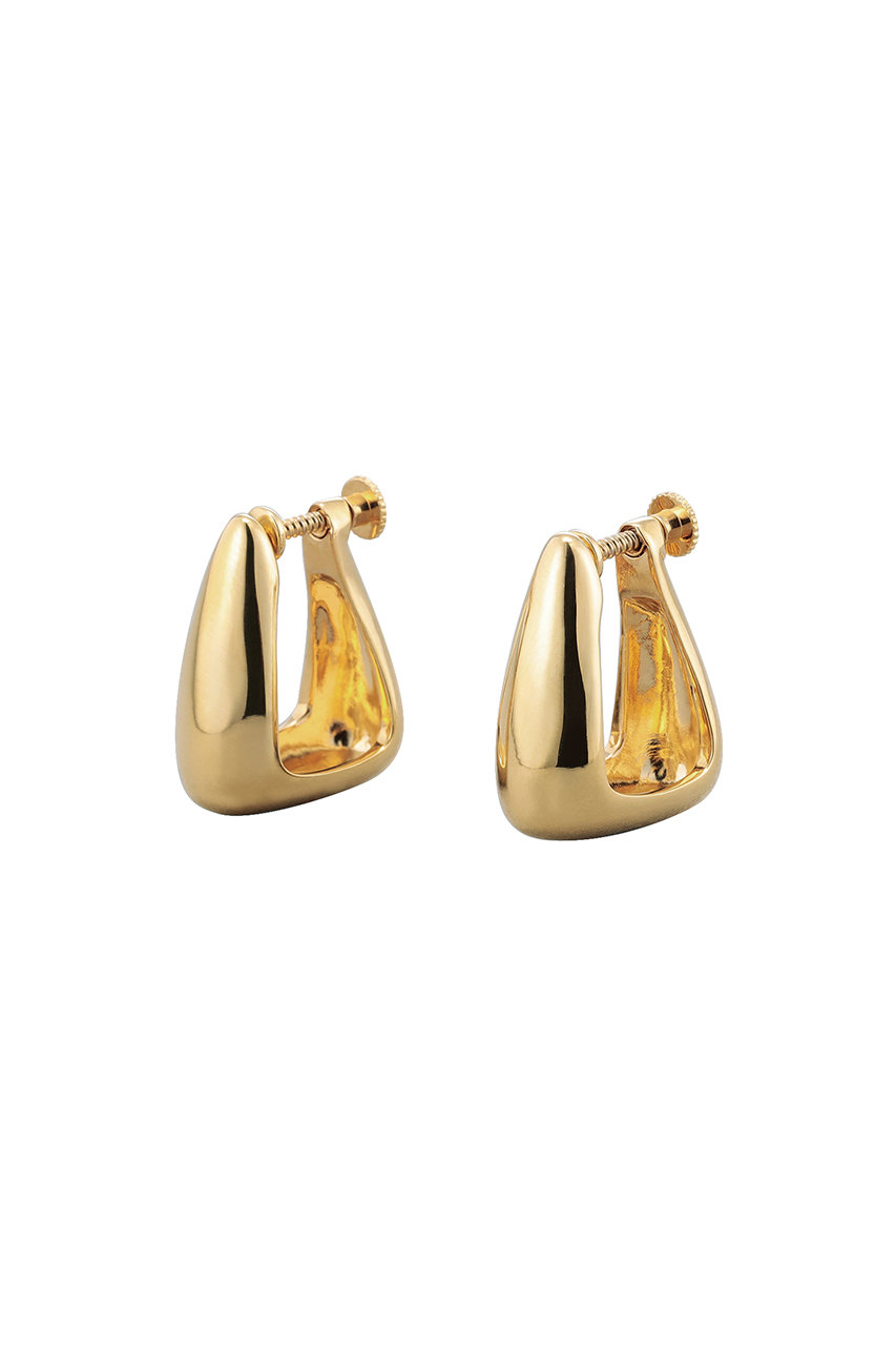 PLUS VENDOME 【MAKI KANEKO×PLUSV】 collaboration イヤリング (ゴールド, F) プラス ヴァンドーム ELLE SHOP