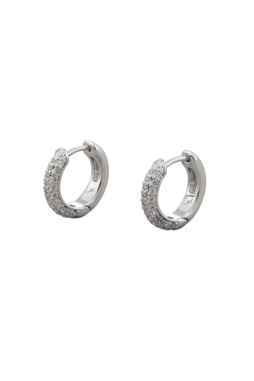 PLUS VENDOME 【MAKI KANEKO×PLUSV】 collaboration ピアス (シルバー, F) プラス ヴァンドーム ELLE SHOP