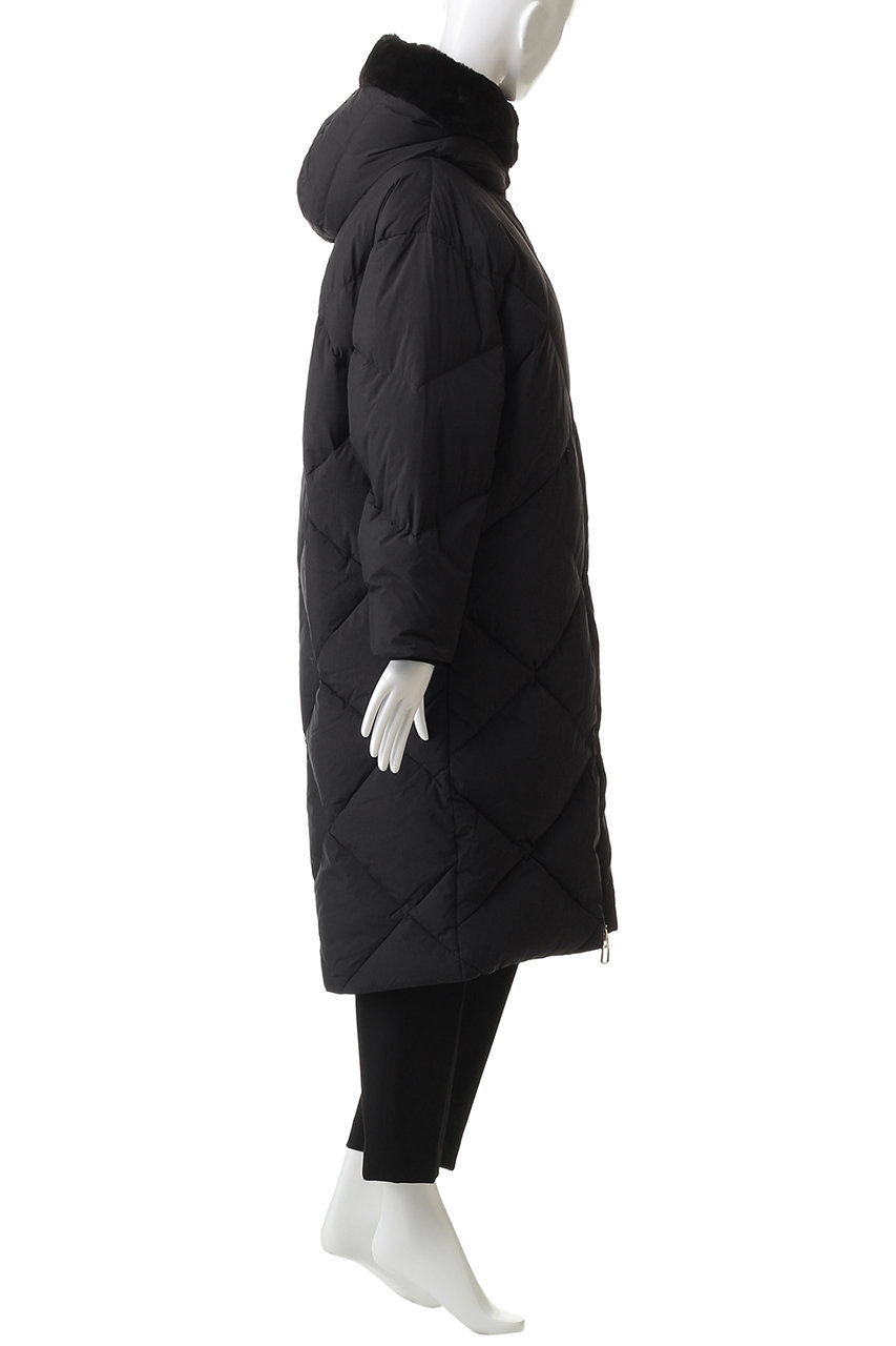 DUNO(デュノ)｜JENNA フーディーキルトダウンコート/ホワイト の