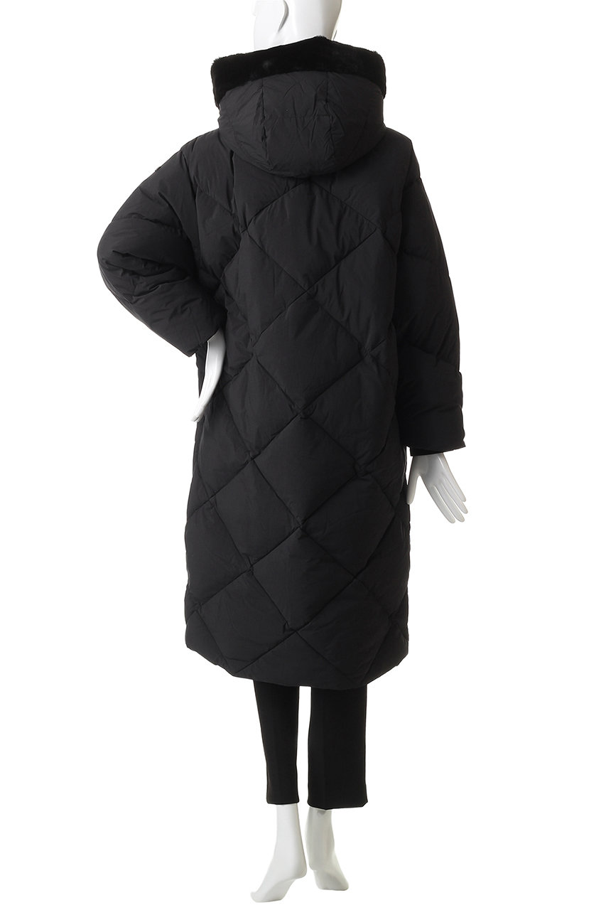 DUNO(デュノ)｜JENNA フーディーキルトダウンコート/ホワイト の通販