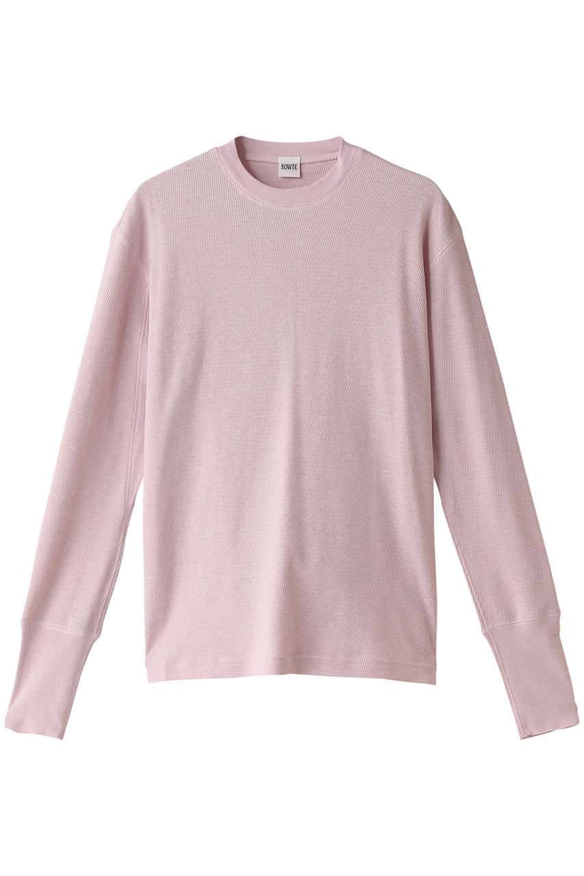BOWTE THERMAL ロングスリーブTシャツ (ピンク, F) バウト ELLE SHOP BOWTE THERMAL ロングスリーブTシャツ (ピンク, F) バウト ELLE SHOP