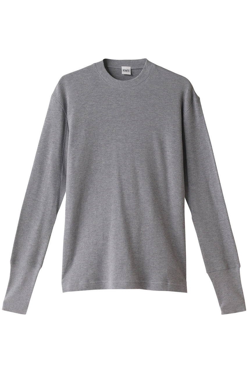 BOWTE THERMAL ロングスリーブTシャツ (グレー, F) バウト ELLE SHOP BOWTE THERMAL ロングスリーブTシャツ (グレー, F) バウト ELLE SHOP