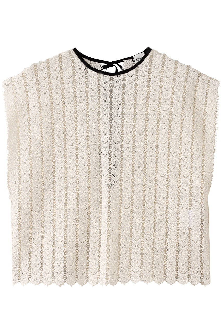 BOWTE SWISS MAKER'S レーストップス (アイボリー, F) バウト ELLE SHOP BOWTE SWISS MAKER'S レーストップス (アイボリー, F) バウト ELLE SHOP