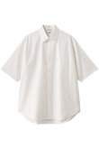 コットン/シルク ハイカウント タイプライター ハーフスリーブシャツ