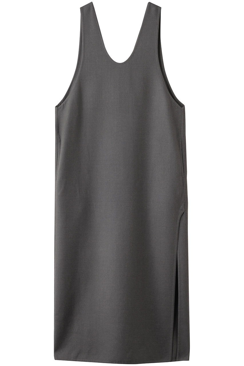 BOWTE EXTRA FINE WORSTED RIVER LONG DRESS (トップグレー, 0) バウト ELLE SHOP BOWTE EXTRA FINE WORSTED RIVER LONG DRESS (トップグレー, 0) バウト ELLE SHOP