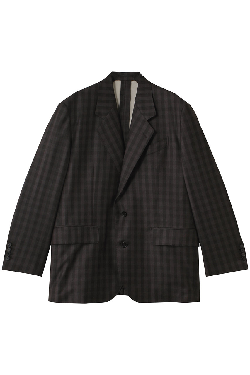BOWTE E THOMAS BLOCK CHECK TAILORED JACKET/ジャケット (シャドーブロック, 1) バウト ELLE SHOP BOWTE E THOMAS BLOCK CHECK TAILORED JACKET/ジャケット (シャドーブロック, 1) バウト ELLE SHOP