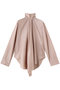 NYLON SILK WASHER KNOT LIKE BLOUSE/ブラウス バウト/BOWTE オールドピンク