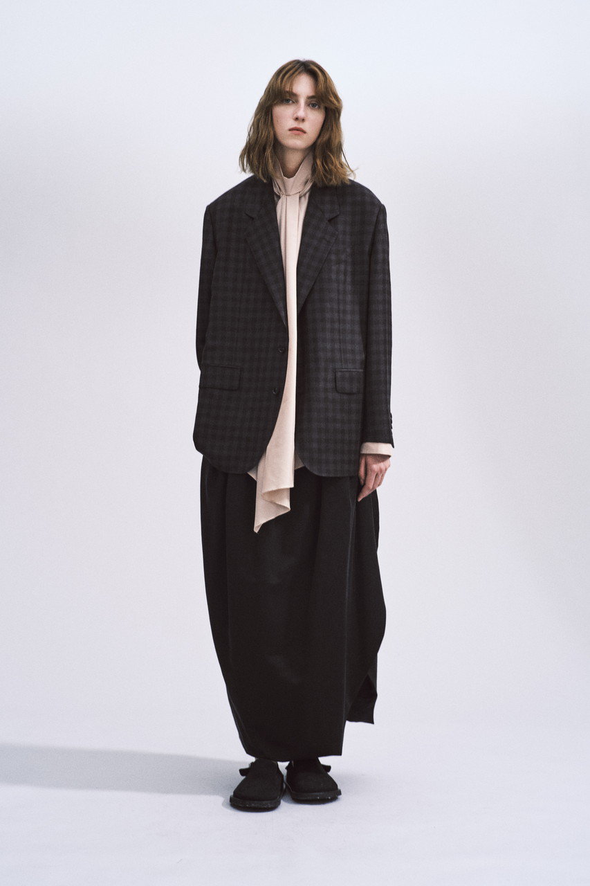 BOWTE(バウト)｜NYLON SILK WASHER KNOT LIKE BLOUSE/ブラウス