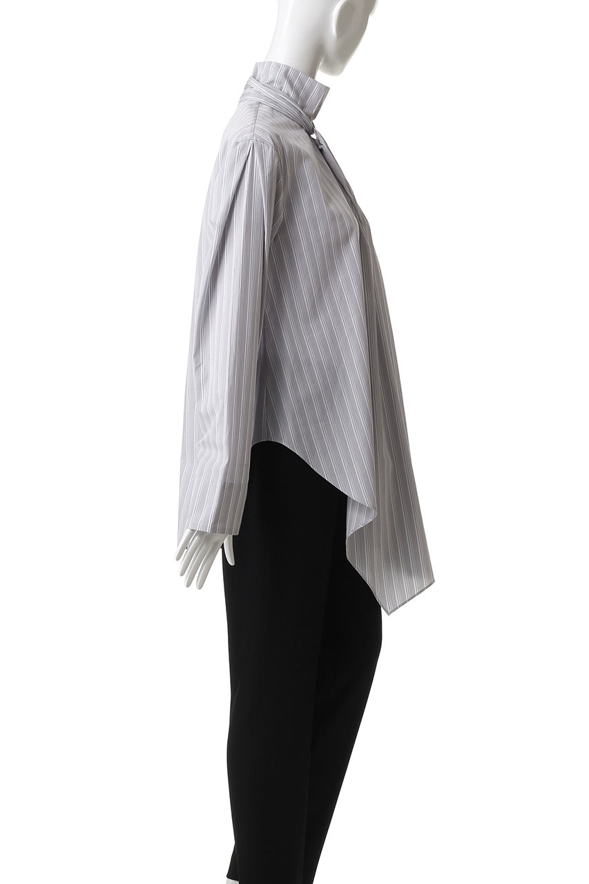 BOWTE(バウト)｜COTTON BROAD KNOT LIKE BLOUSE/ブラウス/グレー