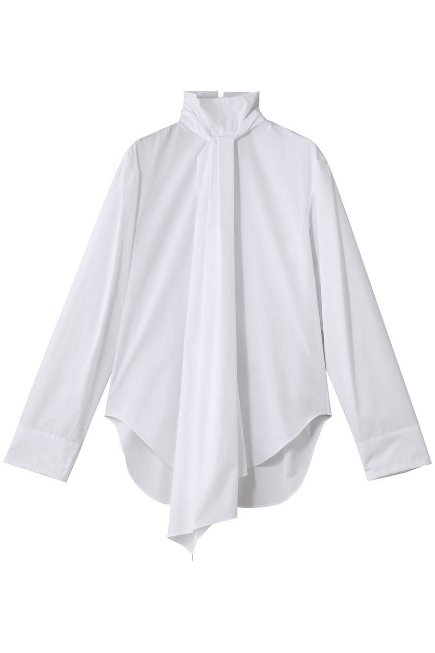 BOWTE COTTON BROAD KNOT LIKE BLOUSE/ブラウス (ホワイト, 0) バウト ELLE SHOP BOWTE COTTON BROAD KNOT LIKE BLOUSE/ブラウス (ホワイト, 0) バウト ELLE SHOP