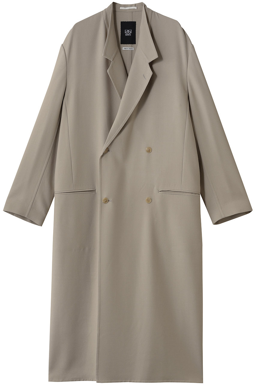 BOWTE SUPER180'S WORSTED RIVER FULL-LENGTH ROBE COAT/フルレングスコート (サンド, 1) バウト ELLE SHOP BOWTE SUPER180'S WORSTED RIVER FULL-LENGTH ROBE COAT/フルレングスコート (サンド, 1) バウト ELLE SHOP