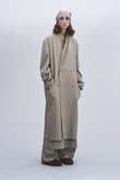 SUPER180’S WORSTED RIVER FULL-LENGTH ROBE COAT/フルレングスコート
