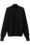 SUPER180’S WORSTED DOUBLE HIGH-NECK KNIT バウト/BOWTE ブラック