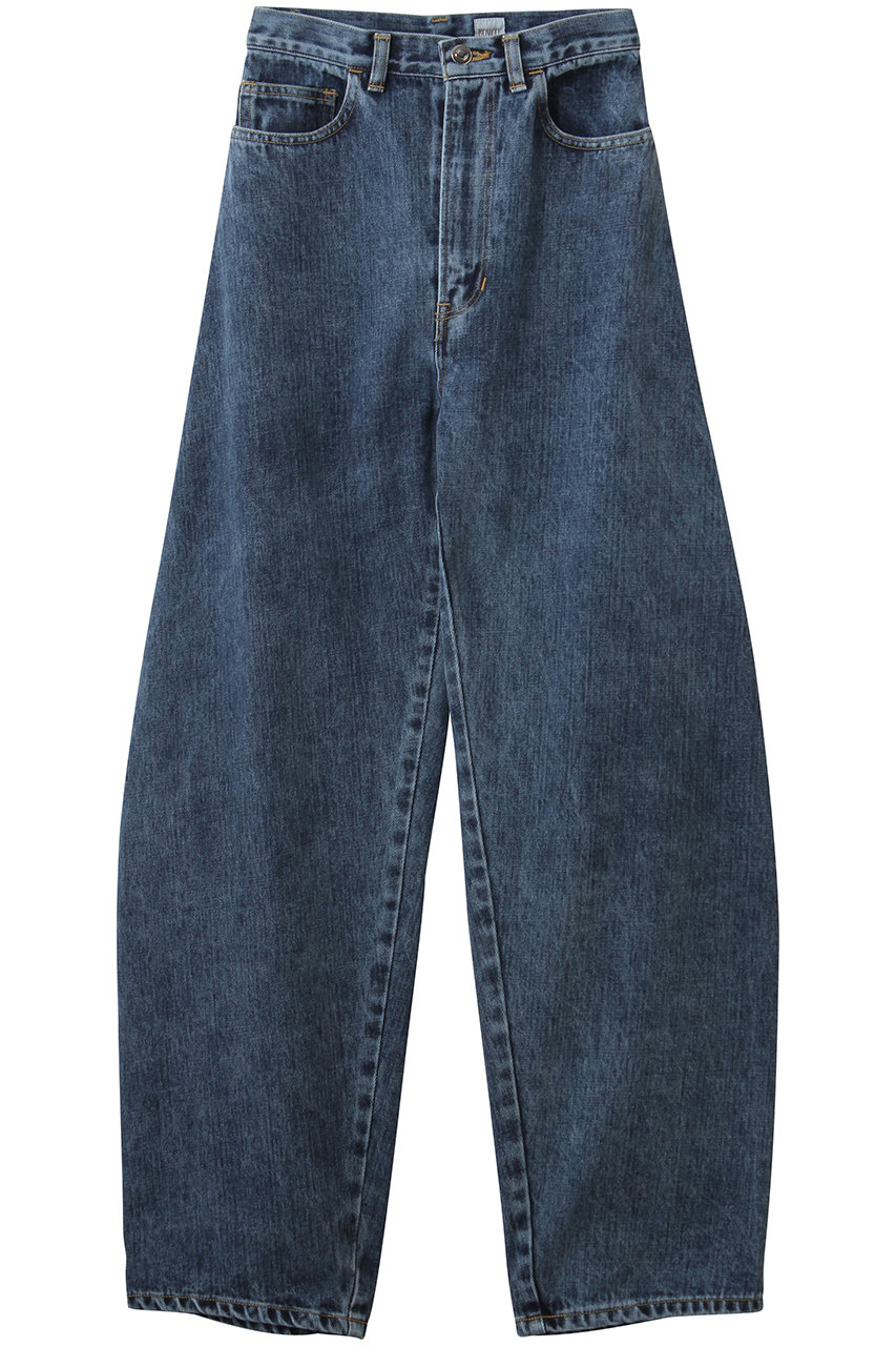 バウト/BOWTEのSEA ISLAND COTTON DENIM CURVY PANTS(ケミカルブルー/261-04-0006)
