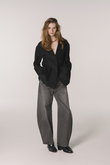 SEA ISLAND COTTON DENIM CURVY PANTS