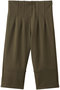 VISCOSE PONCH JERSEY HIGH RISE HALFPANTS バウト/BOWTE ダークコルク