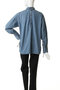 DENIM STAND COLLAR LONG SLEEVE SHIRT バウト/BOWTE