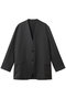 EXTRA FINE WORSTED TOROPICAL COLLARLESSTAILORD JACKET バウト/BOWTE トップダイチャコール