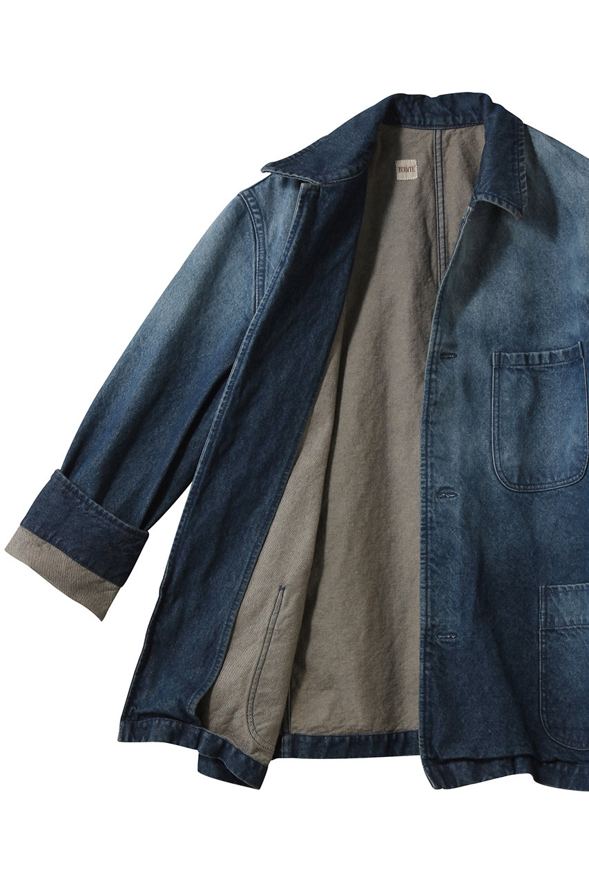 BOWTE(バウト)｜DENIM COVER ALL JK FADE BLEACH BLUE/ブルー