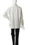 FINX COTTON GRID GRAPH CHECK BOW BLOUSE バウト/BOWTE