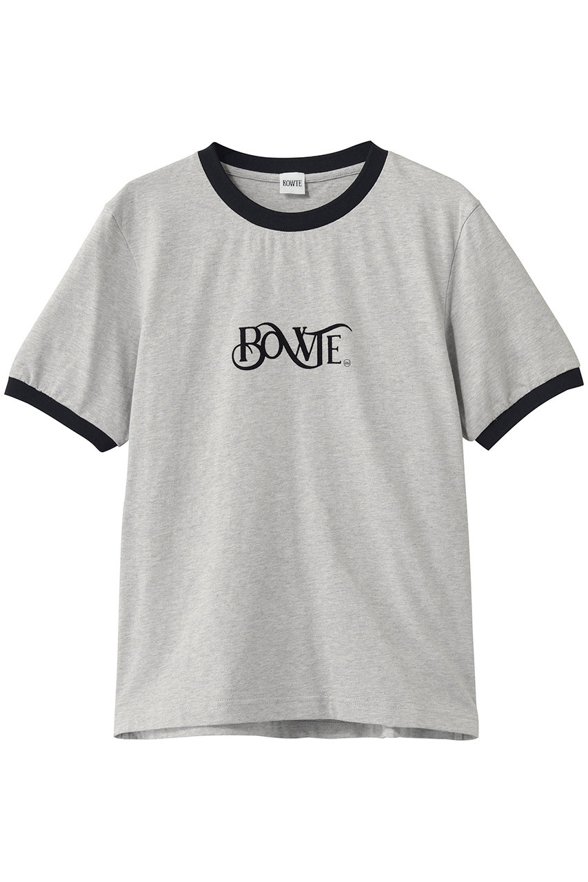 バウト/BOWTEのCOTTON LINEN HEATH NATURAL RINGER-T(ブラック/261-02-0003)