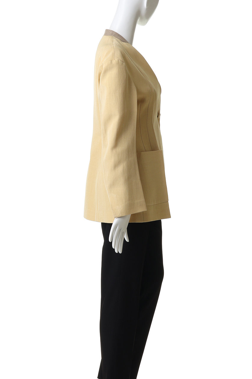 BOWTE(バウト)｜ITALIAN FABRIC SLUB YARN NCL JACKET/バターイエロー 