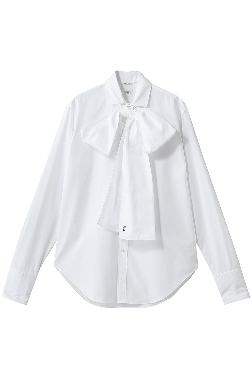 HIGH COUNT COTTON BOW TIE SHIRT