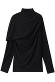 EXTRA FINE WOOL JERSEY DRAPED TOPS バウト/BOWTE