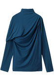 EXTRA FINE WOOL JERSEY DRAPED TOPS バウト/BOWTE